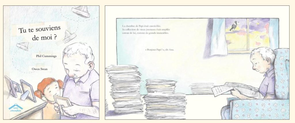 Tu te souviens de moi ? est un livre pour enfant qui permet de parler avec des mots simples de la Maladie d'Alzheimer d'un grand-parent