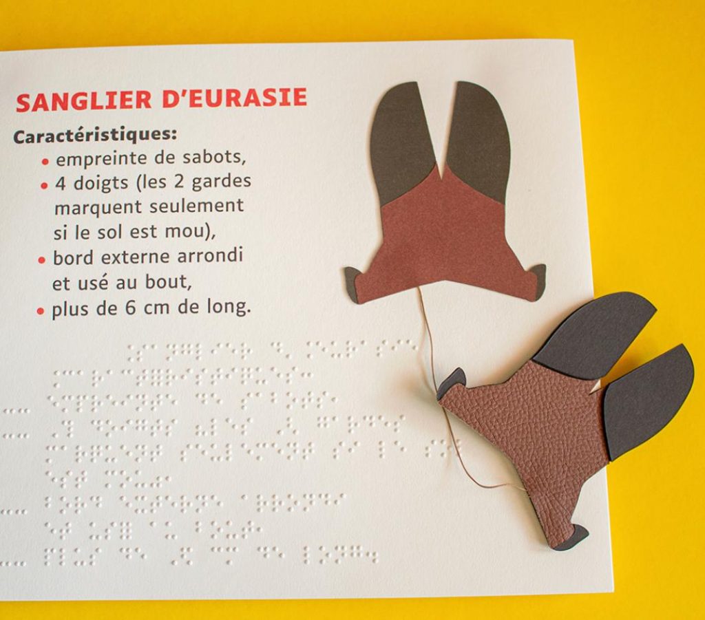 Livre tactile Pas à pas