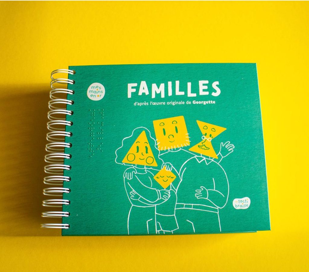 livre tactile Familles de Georgette