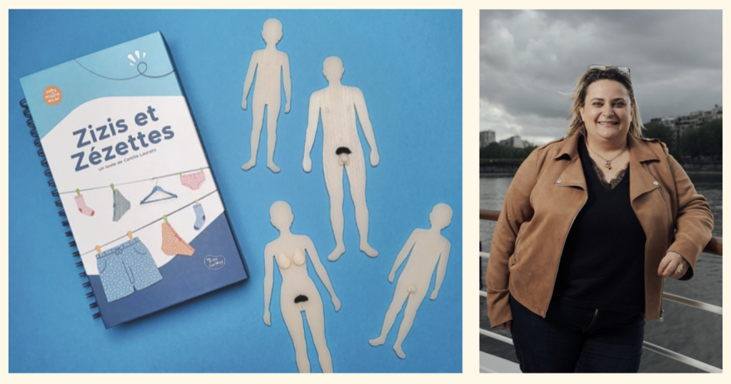 Livre tactile Zizis et zézettes et photo de Caroline Chabaud