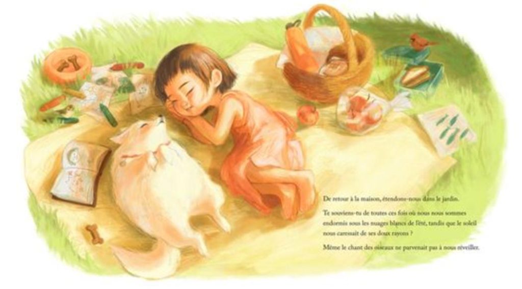 Intérieur du livre Le plus doux des adieux, de Kelly Wu