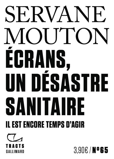 Couverture du livre Ecrans un désastre sanitaire de Servane Mouton