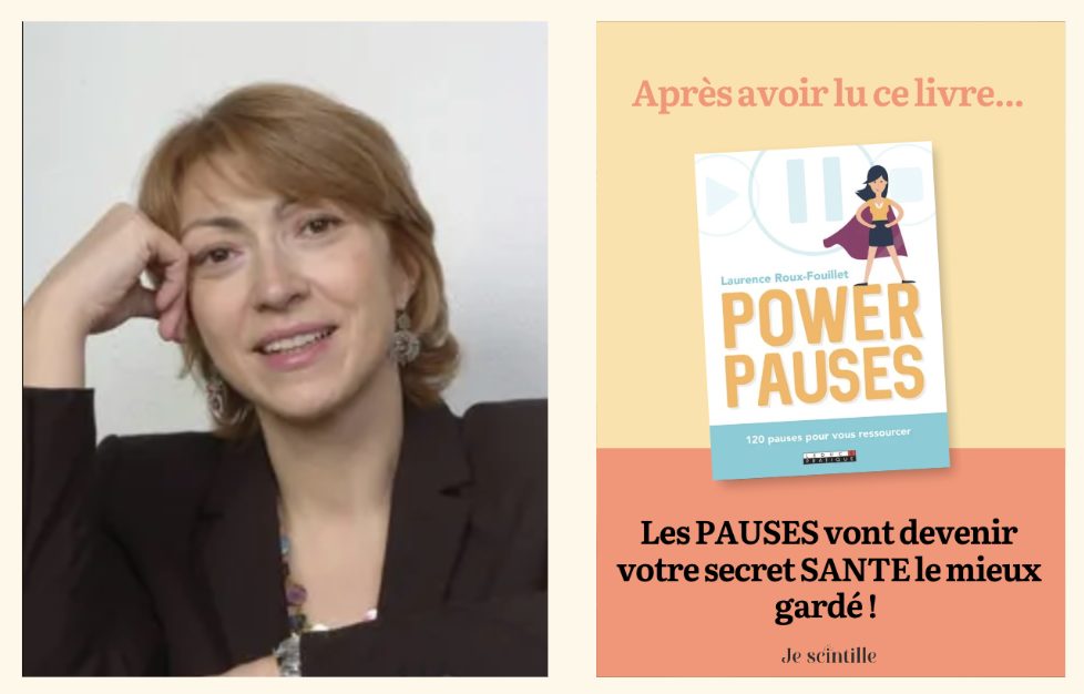 Couverture du livre Power Pauses de Laurence Roux-Fouillet, sophrologue, 